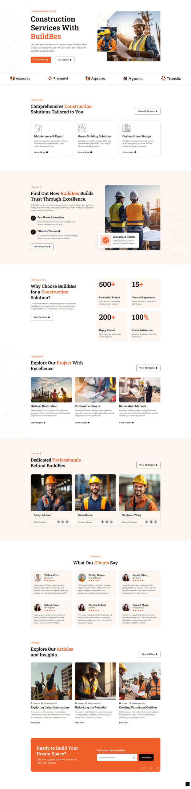 BuildBes Construction Template