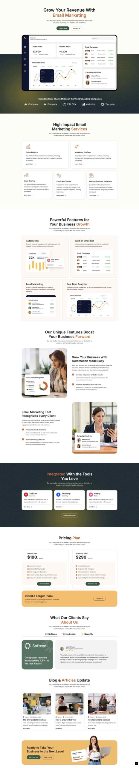 Mailbes SaaS Template